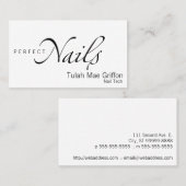 Nägel Visitenkarte (Vorne/Hinten)