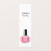 Nägel Visitenkarten (Außenseite Aufgefaltet)