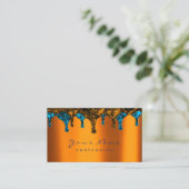 Nägel Wachs Epilation Blue Copper Honey Visitenkarte (Stehend Vorderseite)