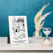 Nagelbett auf einem Basar-Cartoon Fotoplatte (Seite)