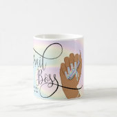 Nagelbüchse, Nageltechniker, lange Nägel, Holograp Kaffeetasse (Mittel)