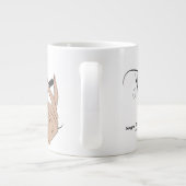 Nagelbüchse, Nageltechniker, lange Nägel, Maniküre Jumbo-Tasse (Rückseite)