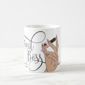 Nagelbüchse, Nageltechniker, lange Nägel, Maniküre Kaffeetasse (Mittel)