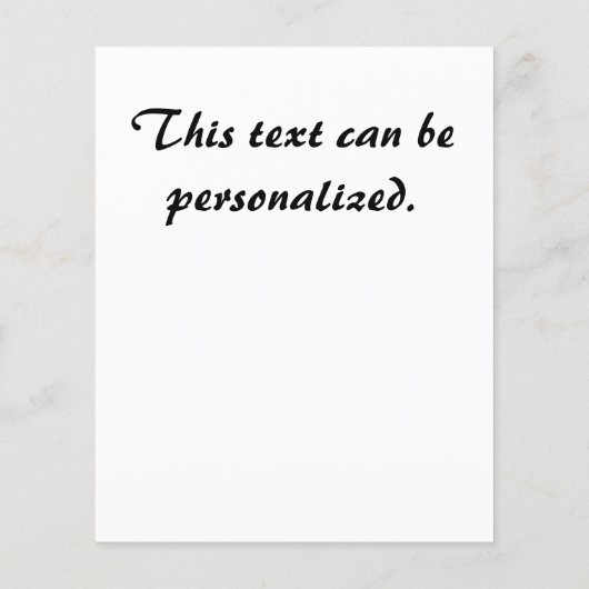 Nageldesign Akryllischer Flyer (Hinten)