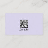 Nageldesigner Custom QR Visitenkarte (Rückseite)