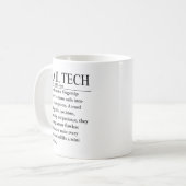 Nageldesigner Kaffeetasse (Vorderseite Links)