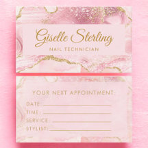 Nageldesignerin Blush Pink Gold Achat Marmor