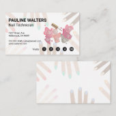 Nagelflasche und -kappe | Treuekarten Treuekarte (Vorne/Hinten)