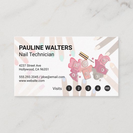 Nagelflasche und -kappe | Treuekarten Treuekarte (Vorderseite)