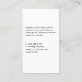 Nagelhandwerkzeuge Visitenkarte (Rückseite)