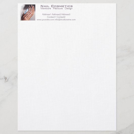 Nagelkosmetik 1 - Letterhead Briefbogen (Vorderseite)