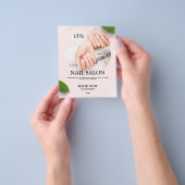 Nagelkosmetik Beauty Business Werbeaktion Flyer (Gruppe)