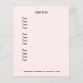 Nagelkosmetik Beauty Business Werbeaktion Flyer (Hinten)