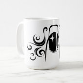 Nagelkunst Kaffeetasse (Vorderseite Links)
