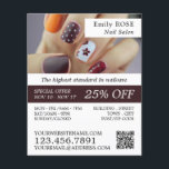 Nagelkunst, Nageltechniker, Nagelsalonwerbung Flyer<br><div class="desc">Nagelkunst,  Nageltechniker,  Nagelstudio-Flyer,  die Werbung im Nagelstudio beim Visitenkarten-Store betreiben.</div>