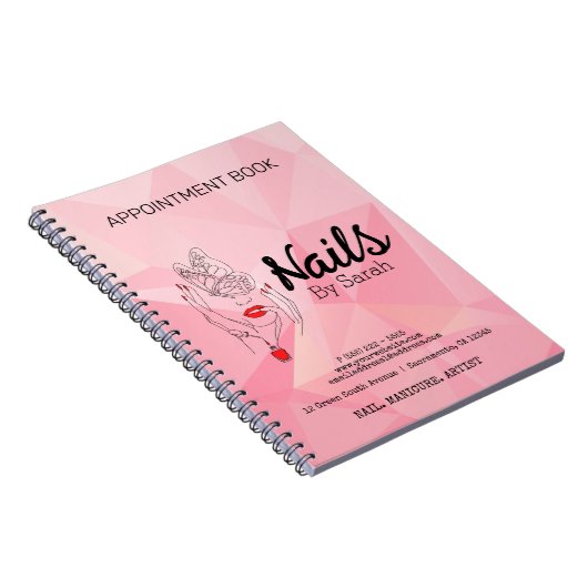 Nagelkunst Notizblock (Rechte Seite)