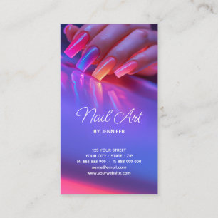 Nagelkunst-Salon-Schönheit Visitenkarte