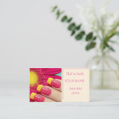 Nagelkunst Visitenkarte (Stehend Vorderseite)