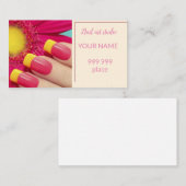 Nagelkunst Visitenkarte (Vorne/Hinten)