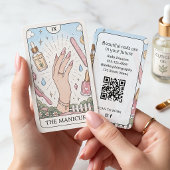 Nagelkünstler Celestial Tarot Visitenkarte