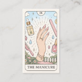 Nagelkünstler Celestial Tarot Visitenkarte (Vorderseite)