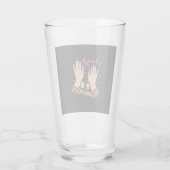 Nagelkünstler glauben an Maniküre Glas (Rückseite)