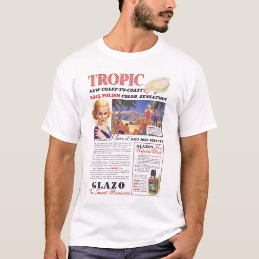 Nagellack-Anzeige Joans Bennett T-Shirt (Vorderseite)