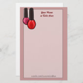 Nagellack-Briefpapier Briefpapier (Vorne/Hinten)