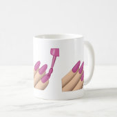 Nagellack Emoji Kaffeetasse (VorderseiteRechts)