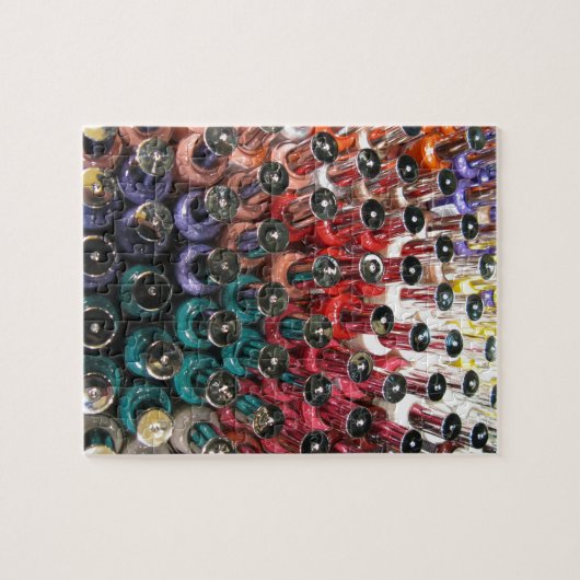 Nagellack-Flaschen Puzzle (Horizontal)