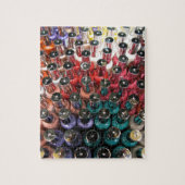 Nagellack-Flaschen Puzzle (Vertikal)