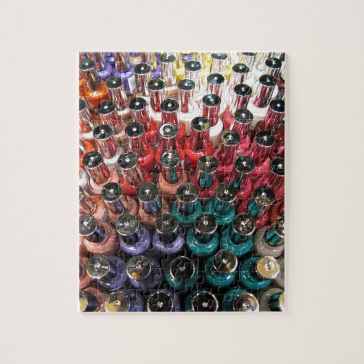 Nagellack-Flaschen Puzzle (Vertikal)