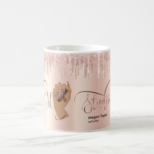 Nagellack, Geschenk für Nageltechniker Kaffeetasse (Mittel)