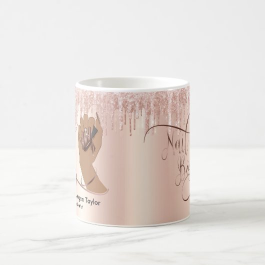 Nagellack, Geschenk für Nageltechniker Kaffeetasse (Mittel)