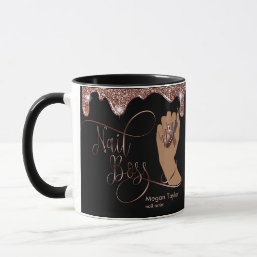 Nagellack, Geschenk für Nageltechniker Tasse (Links)