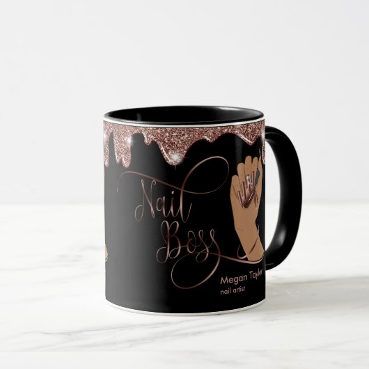 Nagellack, Geschenk für Nageltechniker Tasse (VorderseiteRechts)