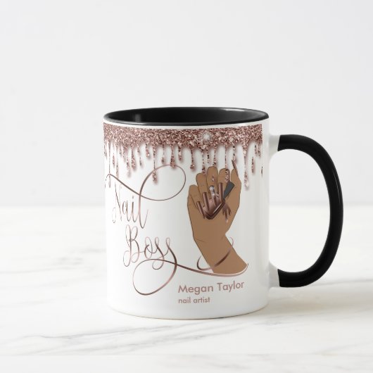 Nagellack, Geschenk für Nageltechniker Tasse (Rechts)