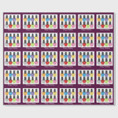 Nagellack Geschenkpapier (Flach)