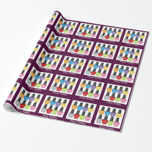 Nagellack Geschenkpapier
