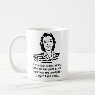 Nagellack Hilflos Lustiger Becher Kaffeetasse