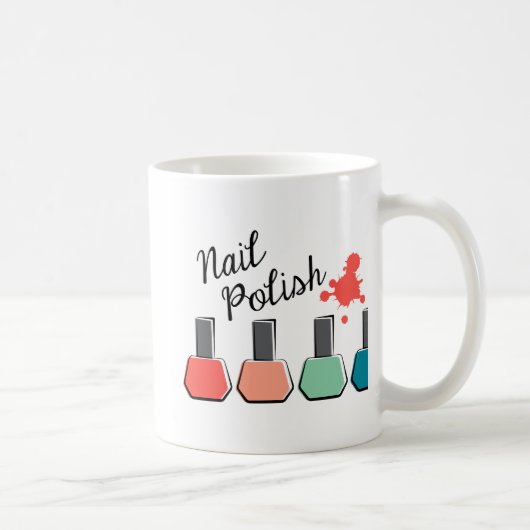 Nagellack Kaffeetasse (Rechts)
