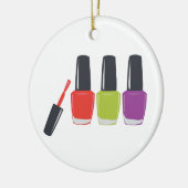 Nagellack Keramik Ornament (Links)