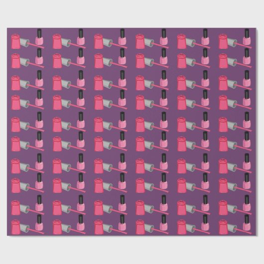 Nagellack-Kunst-Geschenk-Verpackung Geschenkpapier (Flach)