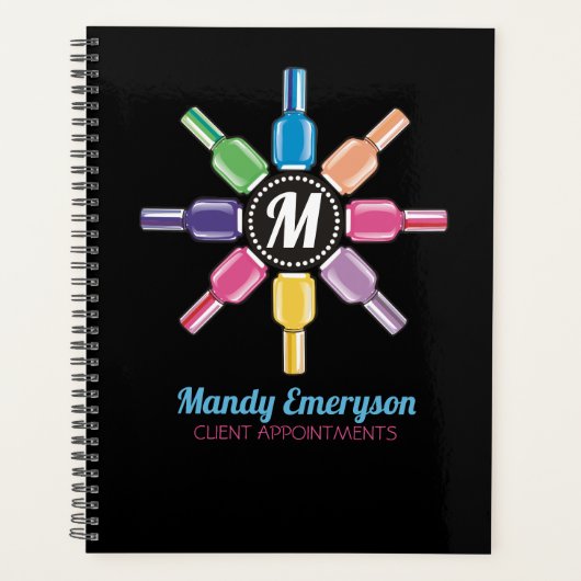 Nagellack-Maniküre-Salon Planer (Vorderseite)