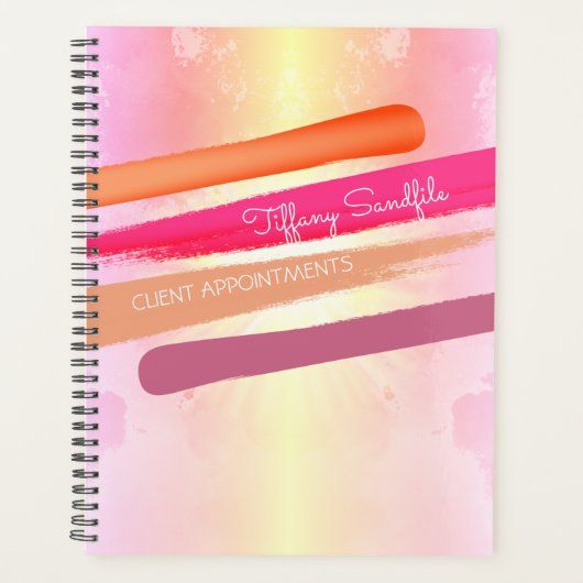 Nagellack-Maniküre-Salon Planer (Vorderseite)