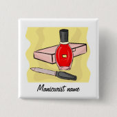 Nagellack/Manikürist Button (Vorderseite)