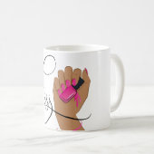 Nagellack, Nageltechniker, lange Nägel, Maniküre Kaffeetasse (VorderseiteRechts)