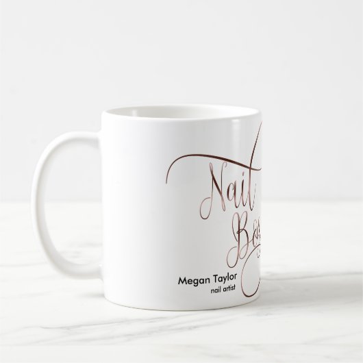 Nagellack, Nageltechniker, lange Nägel, Maniküre Kaffeetasse (Links)