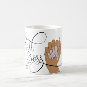 Nagellack, Nageltechniker, lange Nägel, Maniküre Kaffeetasse