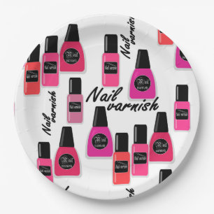 Nagellack Pappteller